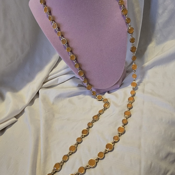 Chico's Gold Necklace with Beaded Elegance Vintage. - Picture 7 of 7